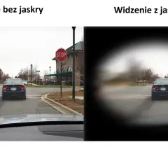 Widzenie z jaskrą to jak patrzenie przez tunel, gdzie obraz jest zamazany na obrzeżach, a centrum jest wyraźniejsze.