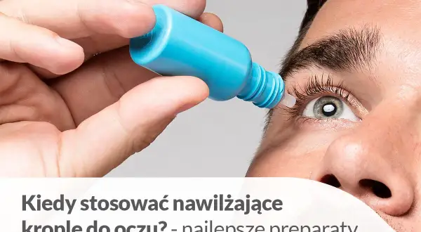 Nawilżające krople do oczu pomogą na pieczenie i dyskomfort po naświetleniu. Aplikacja jest prosta i szybka.