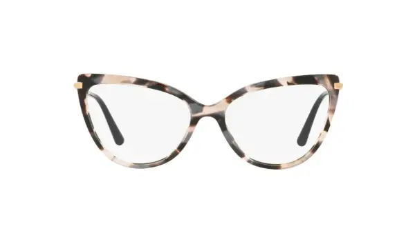 Eleganckie okulary w panterkę, idealne dla panny młodej w okularach, która chce dodać stylizacji odrobinę charakteru.